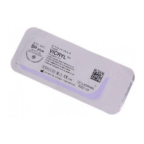 Викрил Плюс 2-0 колющая игла 36 мм 90 см W9440 заказать - фото №1 Викрил Плюс 2-0 колющая игла 36 мм 90 см W9440 заказать