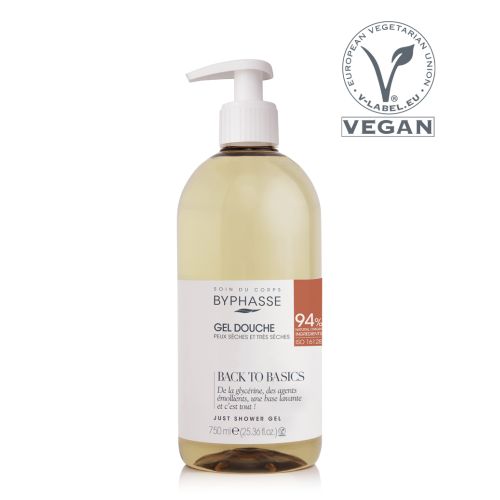 Гель для душа Byphasse (Бифас) Back to Basics для сухой и очень сухой кожи (помпа) 750 мл недорого - фото №1 Гель для душа Byphasse (Бифас) Back to Basics для сухой и очень сухой кожи (помпа) 750 мл недорого