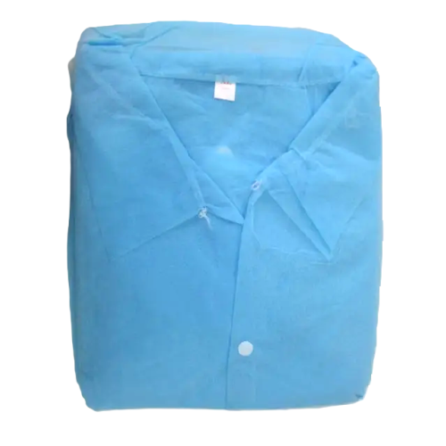 Халат для посещения на кнопках голубой размер XL №10 в интернет-аптеке - фото №1 Халат для посещения на кнопках голубой размер XL №10 в интернет-аптеке