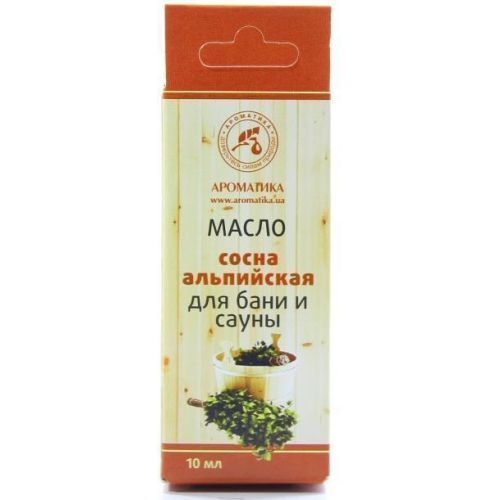 Масло косметическое для саун Сосна альпийская 10 мл цена - фото №1 Масло косметическое для саун Сосна альпийская 10 мл цена