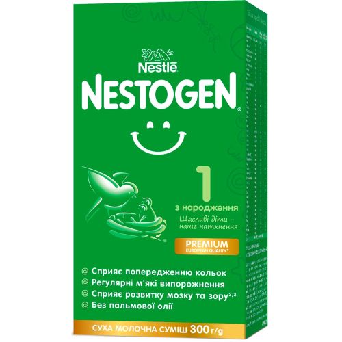 Суміш молочна Nestle Nestogen-1 (від народження) 300 г ADD - фото №1 Суміш молочна Nestle Nestogen-1 (від народження) 300 г ADD
