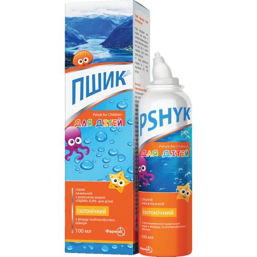 Пшик 0.9% спрей назальный для детей 100 мл купить - фото №1 Пшик 0.9% спрей назальный для детей 100 мл купить