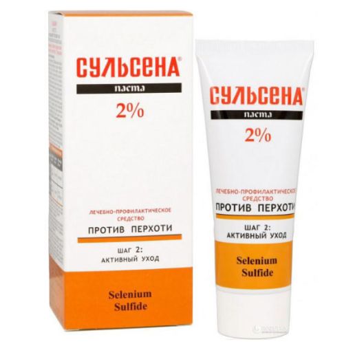 Паста Сульсена против перхоти 2% 75 г купить - фото №1 Паста Сульсена против перхоти 2% 75 г купить