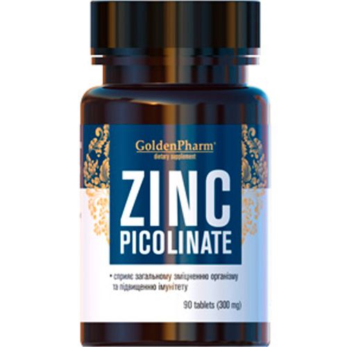 Цинка пиколинат 300 мг таблетки №90 недорого - фото №1 Цинка пиколинат 300 мг таблетки №90 недорого