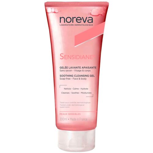 Гель Noreva (Норева) Sensidiane очищуючий заспокійливий 200 мл купити - фото №1 Гель Noreva (Норева) Sensidiane очищуючий заспокійливий 200 мл купити