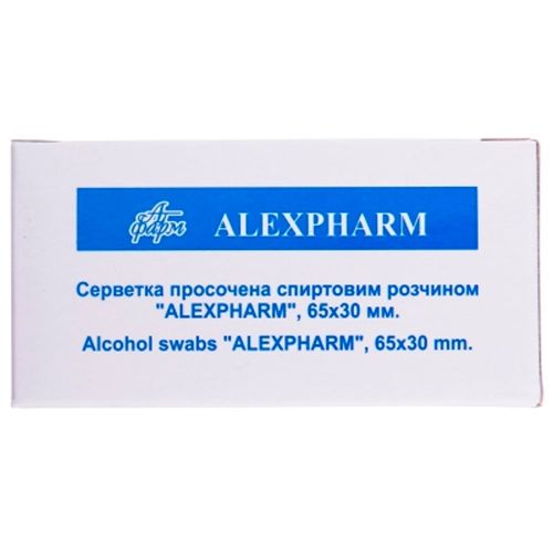 Салфетки Alexpharm пропитаны спиртовым раствором 65 x 30 мм №100 цена - фото №1 Салфетки Alexpharm пропитаны спиртовым раствором 65 x 30 мм №100 цена