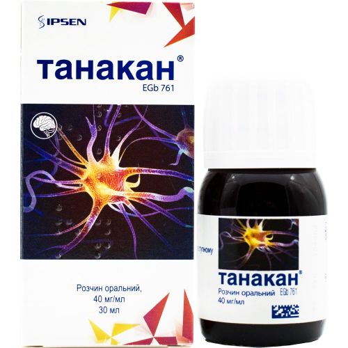 Танакан капли 30 мл в Украине - фото №1 Танакан капли 30 мл в Украине