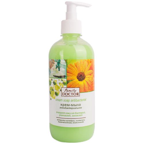 Крем-мыло Family Doctor антибактериальное, 500 мл купить - фото №1 Крем-мыло Family Doctor антибактериальное, 500 мл купить