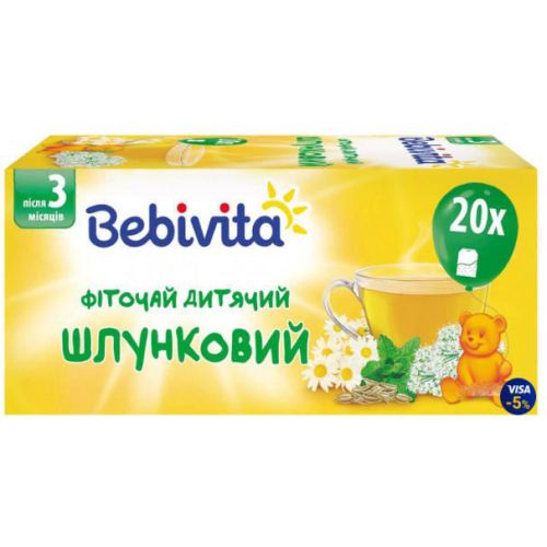 Фіточай Bebivita 012-У дитячий шлунковий 30 г ціна - фото №1 Фіточай Bebivita 012-У дитячий шлунковий 30 г ціна