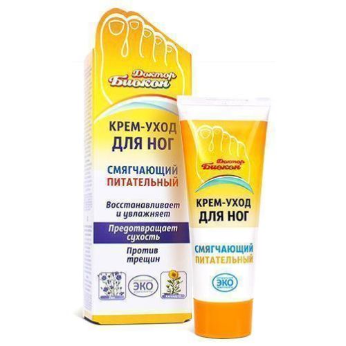 Крем-уход для ног смягчающий, питательный, Доктор Биокон, 75 мл. в интернет-аптеке - фото №1 Крем-уход для ног смягчающий, питательный, Доктор Биокон, 75 мл. в интернет-аптеке