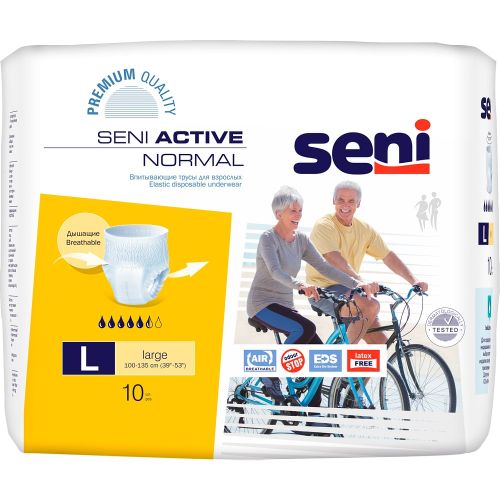 Подгузники для взрослых Seni Active Normal Large №10 цена - фото №1 Подгузники для взрослых Seni Active Normal Large №10 цена