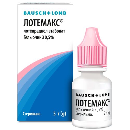 Лотемакс 0,5% гель глазной 5 г в аптеке - фото №1 Лотемакс 0,5% гель глазной 5 г в аптеке