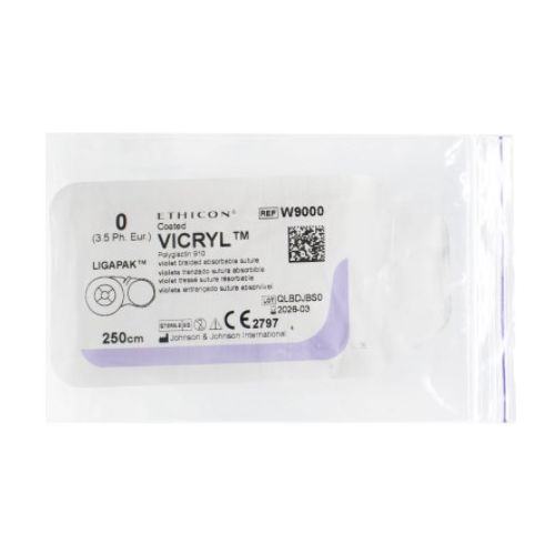 Шовный материал Викрил 0 без иглы 2,5 м ADD - фото №1 Шовный материал Викрил 0 без иглы 2,5 м ADD