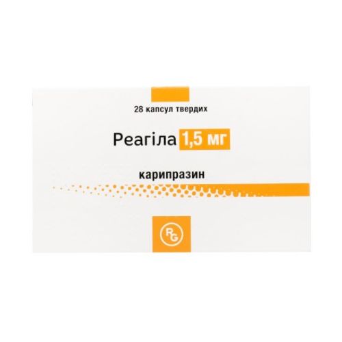Реагила 1,5 мг капсулы №28 в городе Одесса : цены, характеристики. - фото №1 Реагила 1,5 мг капсулы №28 в городе Одесса : цены, характеристики.