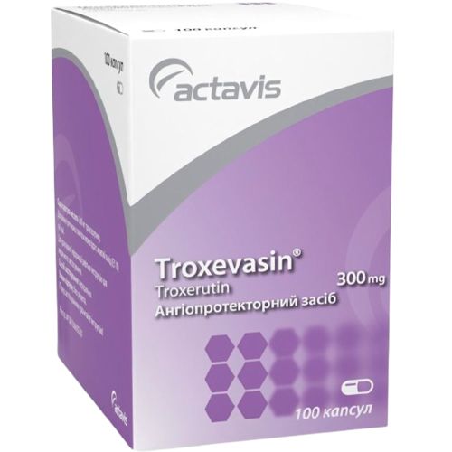 Троксевазин 300 мг капсулы №100 в Украине - фото №1 Троксевазин 300 мг капсулы №100 в Украине