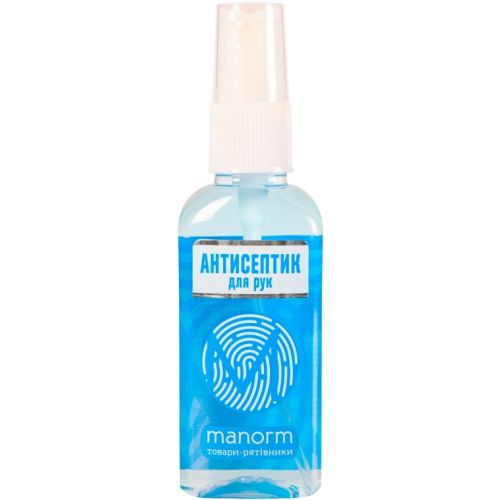 Средство антисептическое для рук Манорм Aquamarine 50 мл недорого - фото №1 Средство антисептическое для рук Манорм Aquamarine 50 мл недорого