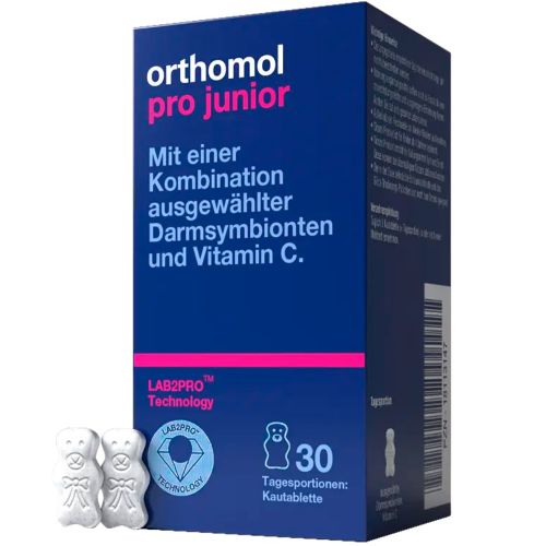 Orthomol (Ортомол) Pro Junior жевательные мишки (для поддержки детского кишечника) на 30 дней №30 заказать - фото №1 Orthomol (Ортомол) Pro Junior жевательные мишки (для поддержки детского кишечника) на 30 дней №30 заказать