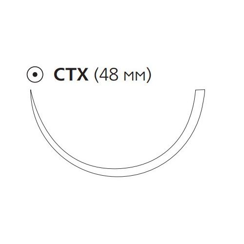 Шовний матеріал ПДС II розмір USP 0 колюча посилена голка 48 мм 1/2 кола довга недорого - фото №1 Шовний матеріал ПДС II розмір USP 0 колюча посилена голка 48 мм 1/2 кола довга недорого