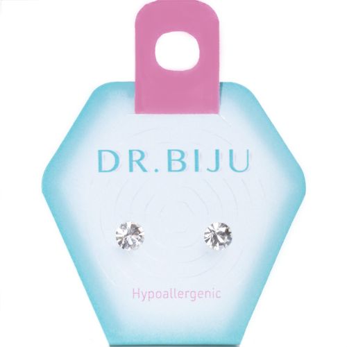 Сережки-голки Dr.Biju Сіріус 5.3 мм Кришталь, дитячі, 1 пара недорого - фото №1 Сережки-голки Dr.Biju Сіріус 5.3 мм Кришталь, дитячі, 1 пара недорого