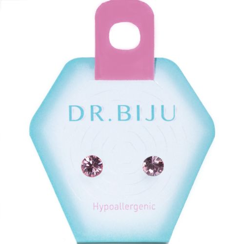 Сережки-голки Dr.Biju Сіріус 5.3 мм Ніжна троянда, дитячі, 1 пара недорого - фото №1 Сережки-голки Dr.Biju Сіріус 5.3 мм Ніжна троянда, дитячі, 1 пара недорого