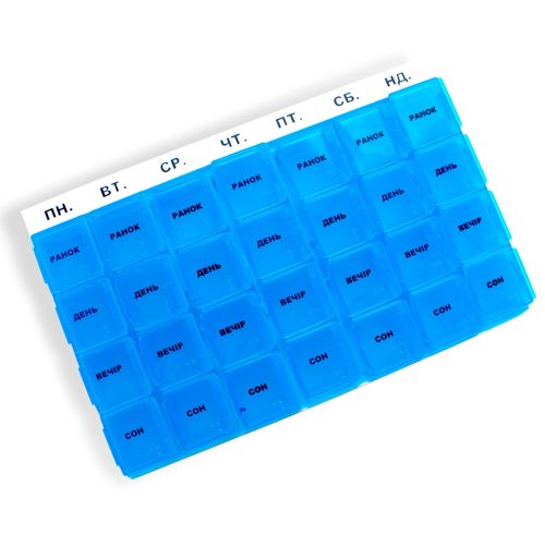 Органайзер пластиковый Enjee РТ 6039 для таблеток Неделя недорого - фото №1 Органайзер пластиковый Enjee РТ 6039 для таблеток Неделя недорого