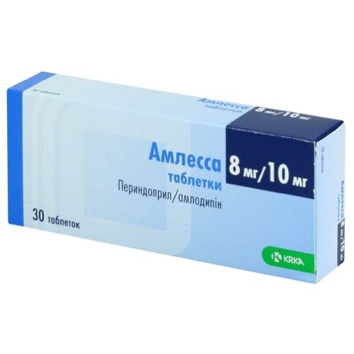 Амлесса 8 мг/10 мг таблетки №30 в місті Одеса : ціни, характеристика. - фото №1 Амлесса 8 мг/10 мг таблетки №30 в місті Одеса : ціни, характеристика.