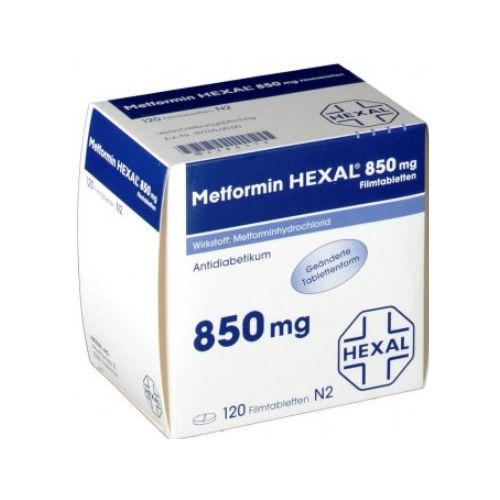 Метформін Гексал 850 мг таблетки №120 в місті Одеса : ціни, характеристика. - фото №1 Метформін Гексал 850 мг таблетки №120 в місті Одеса : ціни, характеристика.