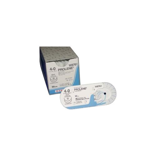 Шовний матеріал Пролен 4-0 (1/2 кола) колючі II-голки 20 мм довжина 90 см W8761 в інтернет-аптеці - фото №1 Шовний матеріал Пролен 4-0 (1/2 кола) колючі II-голки 20 мм довжина 90 см W8761 в інтернет-аптеці