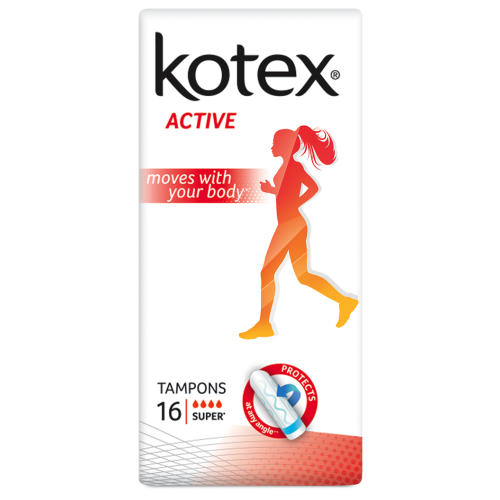 Тампоны Kotex Active Super 16 шт заказать - фото №1 Тампоны Kotex Active Super 16 шт заказать