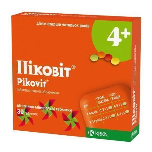 Пиковит таблетки №30 в городе Одесса : цены, характеристики. - фото №1 Пиковит таблетки №30 в городе Одесса : цены, характеристики.