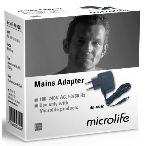 Адаптер мережевий Microlife АD-1024с ціна - фото №1 Адаптер мережевий Microlife АD-1024с ціна