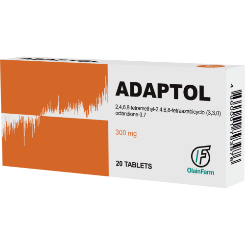 Адаптол 300 мг таблетки №20 цена - фото №1 Адаптол 300 мг таблетки №20 цена