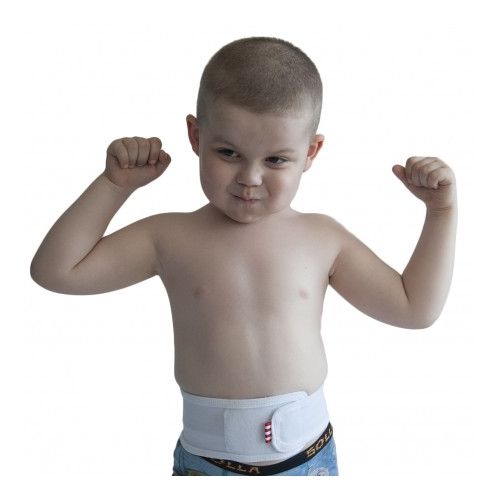 Алком 2035К Kids Бандаж протигрижовий пупковий р. 3 (сірий) замовити - фото №1 Алком 2035К Kids Бандаж протигрижовий пупковий р. 3 (сірий) замовити