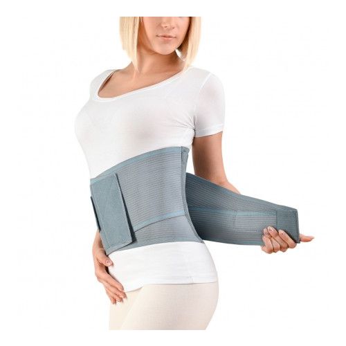 Корсет Алком ортопедичний для попереку 24 см, сірий, р.2 (2057) ціна - фото №1 Корсет Алком ортопедичний для попереку 24 см, сірий, р.2 (2057) ціна
