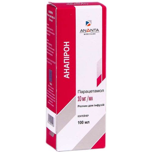 Анапирон 10 мг/мл раствор для инфузий контейнер 100 мл заказать - фото №1 Анапирон 10 мг/мл раствор для инфузий контейнер 100 мл заказать