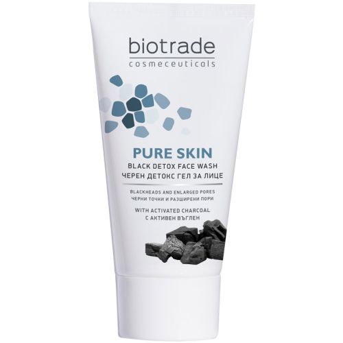 Гель-детокс Biotrade (Биотрейд) Pure Skin Черный для умывания, 50 мл купить - фото №1 Гель-детокс Biotrade (Биотрейд) Pure Skin Черный для умывания, 50 мл купить