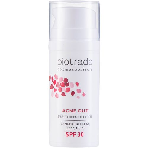 Крем Biotrade (Біотрейд) Acne Out відновлюючий SPF 30, 30 мл в інтернет-аптеці - фото №1 Крем Biotrade (Біотрейд) Acne Out відновлюючий SPF 30, 30 мл в інтернет-аптеці