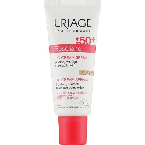 Крем Uriage (Урьяж) Roseliane CC проти почервонінь SPF 50 40 мл в інтернет-аптеці - фото №1 Крем Uriage (Урьяж) Roseliane CC проти почервонінь SPF 50 40 мл в інтернет-аптеці