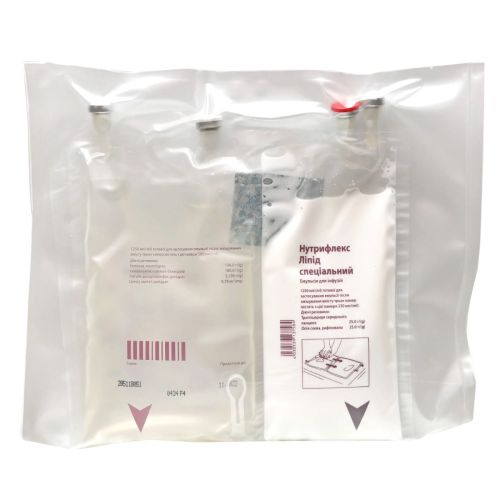 Нутрифлекс Липид Специальный эмульсия для инфузий 1250 мл №5 в городе Одесса : цены, характеристики. - фото №1 Нутрифлекс Липид Специальный эмульсия для инфузий 1250 мл №5 в городе Одесса : цены, характеристики.