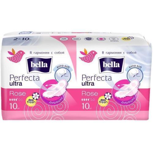Прокладки Bella Perfecta Ultra Rose deo fresh 10+10 шт в місті Одеса : ціни, характеристика. - фото №1 Прокладки Bella Perfecta Ultra Rose deo fresh 10+10 шт в місті Одеса : ціни, характеристика.