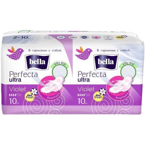 Прокладки Bella Perfecta Ultra Violet deo fresh 10+10 шт в місті Одеса : ціни, характеристика. - фото №1 Прокладки Bella Perfecta Ultra Violet deo fresh 10+10 шт в місті Одеса : ціни, характеристика.