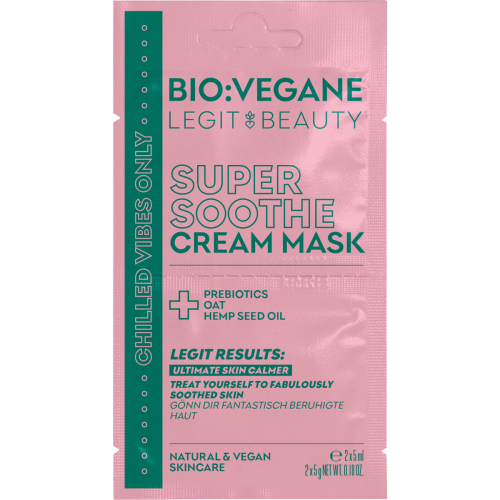 Крем-маска Bio:Vegane (Био Веган) супер успокоение для лица 2*5 мл недорого - фото №1 Крем-маска Bio:Vegane (Био Веган) супер успокоение для лица 2*5 мл недорого