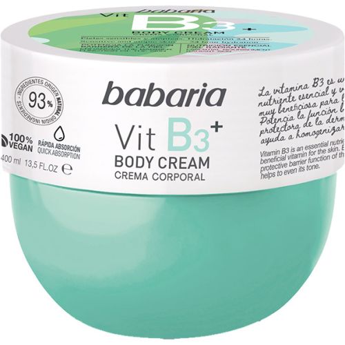 Крем Babaria (Бабария) для тела с витамином В3+ 400 мл недорого - фото №1 Крем Babaria (Бабария) для тела с витамином В3+ 400 мл недорого