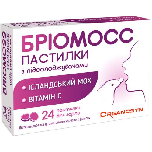 Бріомосс пастилки №24 ADD - фото №1 Бріомосс пастилки №24 ADD