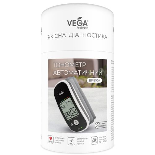 Тонометр Vega (Вега) BP810A автомат недорого - фото №1 Тонометр Vega (Вега) BP810A автомат недорого