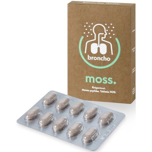 Bronchomoss (Бронхомосс) таблетки №20 в місті Одеса : ціни, характеристика. - фото №1 Bronchomoss (Бронхомосс) таблетки №20 в місті Одеса : ціни, характеристика.