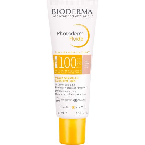 Флюид Bioderma (Биодерма) Photoderm Мax SPF100 солнцезащитный очень светлый, 40 мл ADD - фото №1 Флюид Bioderma (Биодерма) Photoderm Мax SPF100 солнцезащитный очень светлый, 40 мл ADD