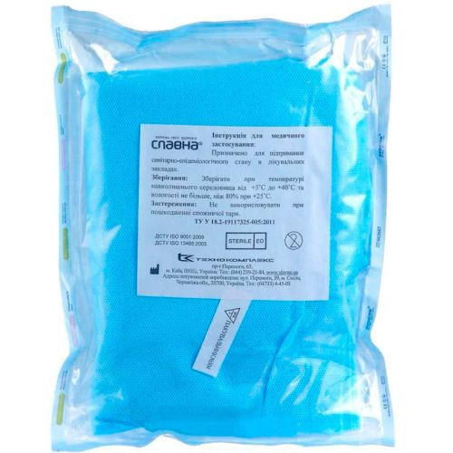 Халат медицинский для посетителей на завязках, р.М фото - фото №1 Халат медицинский для посетителей на завязках, р.М фото