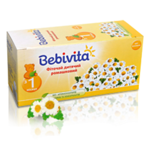 Фиточай Bebivita UA1383 ромашковый от 1 мес. 30 г ADD - фото №1 Фиточай Bebivita UA1383 ромашковый от 1 мес. 30 г ADD