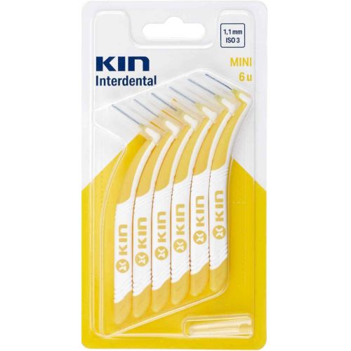 Щетка Кин (Kin) Interdental для межзубных промежутков 1,1 мм, 6 шт. купить - фото №1 Щетка Кин (Kin) Interdental для межзубных промежутков 1,1 мм, 6 шт. купить